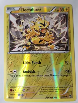 Electabuzz - 29/111 - XY Furious Fists Reverse Holo Pokemon Holo Foil Nice! - Image 1