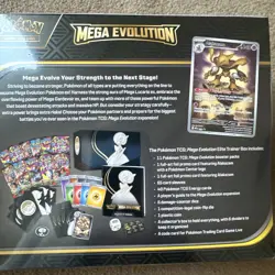 Pokemon Center Elite Trainer Box Mega Evolution Lucario Gardevoir ETB Torn Seal - Image 4