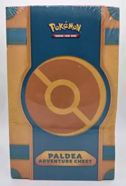 POKEMON PALDEA ADVENTURE CHEST Damaged Box - Image 1