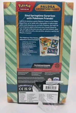 POKEMON PALDEA ADVENTURE CHEST Damaged Box - Image 3