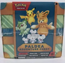 POKEMON PALDEA ADVENTURE CHEST Damaged Box - Image 5
