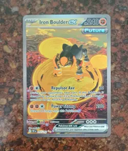 Iron Boulder EX Temporal Forces Special Illustration 207/162 Pokemon Tcg Nm-M - Image 1