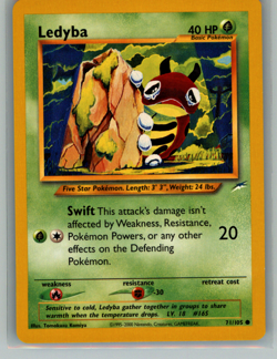 Pokemon TCG Neo Destiny Ledyba Common Regular - Image 1