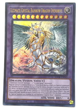 Yu-Gi-Oh! Ultimate Crystal Rainbow Dragon Overdrive (SDCB-EN042) Ultra Rare - Image 1