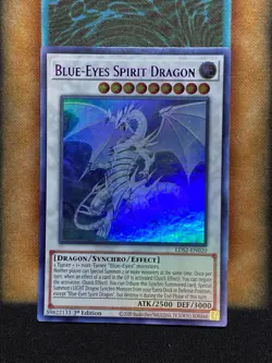 Yugioh Blue-Eyes Spirit Dragon LDS2-EN020 Ultra Rare 1st Ed NM PURPLE - Image 1