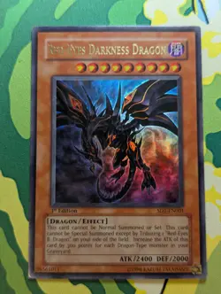 Red-Eyes Darkness Dragon [SD1-EN001] Ultra Rare - 1st Ed - LP - Image 1