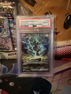 Pokemon Black Bolt Zekrom EX TCG Card 166/86 - Image 1