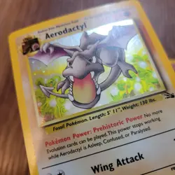 Vintage Lot of 3 Pokemon Cards Holo Rare Fossil WOTC - Image 3