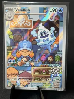 Pokemon TCG Vanillish Snowflake Stamped Crimple Error Card 190/182 - Image 3