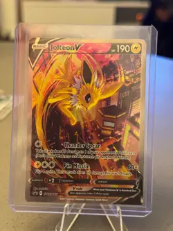 Jolteon V SWSH183 SWSH: Sword & Shield Promo Cards Holo - Image 1