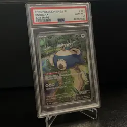 Pokemon TCG Snorlax Card 181/165 Japanese Scarlet & Violet 151 PSA 10 Gem Mint - Image 1