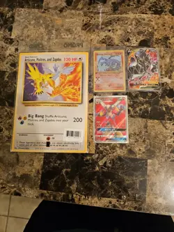 Pokemon Cards Charizard 1st Edition And Promo Cards Jumbo With Other Full Arts - Image 1