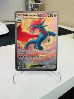 Pokemon TCG Salamence EX Dragon Card 187/159 Journey Together - Image 1