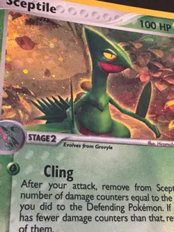 Sceptile 4/17 Holo Rare Pop Series 1 Pokemon TCG Card 2004 - Image 3