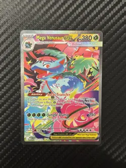 Mega Venusaur EX SIR Mega Evolution English Pokemon Card NM 177/132 - Image 1