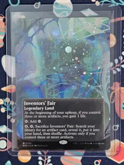 MTG EOG Edge Of Eternities INVENTORS' FAIR GALAXY FOIL [Borderless] NM M0156 - Image 1