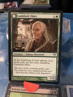MTG Magic the Gathering Lambholt Elder (122/175) Dark Ascension LP - Image 1
