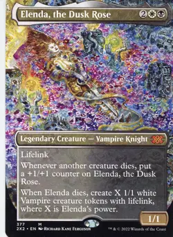 2022 Magic the Gathering Elenda The Dusk Rose Legendary Creature Vampire Knight - Image 1
