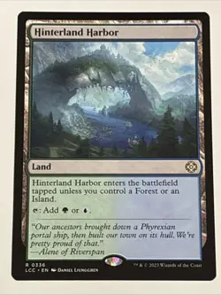 MTG Commander: The Lost Caverns of Ixalan Hinterland Harbor 0336 NM Rare - Image 1