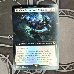 Shadow, Mysterious Assassin (Extended Art) - Commander: FINAL FANTASY FOIL - Image 1