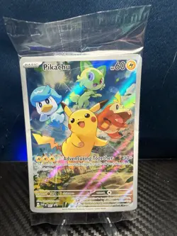 Pikachu 027 SVP Scarlet & Violet Paldea Evolved ETB Promo Sealed Pokemon TCG NM - Image 1