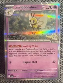Pokemon Lillie's Ribombee Journey Together Prerelease SVP 183 Promo Deck Sealed - Image 1