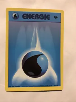1st Edition Water Energy German Energie Base Set 102/102 Pokemon TCG - Image 1