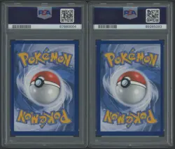 Lot of (2) Pokemon Pikachu with Grey Felt Hat Van Gogh 085 Promo PSA 9 Graded - Image 2