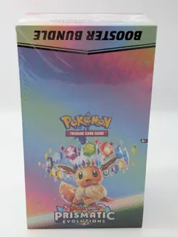 Pokemon SV8.5 Prismatic Evolutions Sealed Booster Bundle Display Case - Image 1