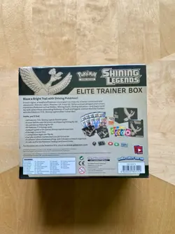 POKEMON ELITE TRAINER BOX SHINING LEGENDS ETB - NEW - SEALED WITH CASE - Image 4