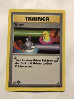 Pokemon TCG Switch Base Set 95/102 Regular 1st Edition Common GERMAN Tausch - Image 1