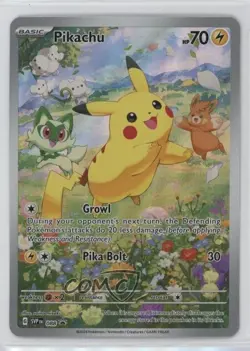 Pikachu (Paldea Adventure Chest) Holo Pokemon Scarlet & Violet Black Star Promo - Image 1