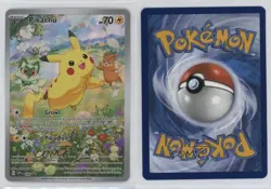 Pikachu (Paldea Adventure Chest) Holo Pokemon Scarlet & Violet Black Star Promo - Image 3
