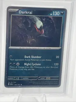 2023 Darkrai Obsidian Flames Triple Whammy Tins Cosmos Holo #136 - Image 2