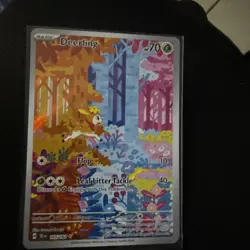 Pokemon TCG Deerling 165/162 Temporal Forces - Holo, Illustration Rare, Full Art - Image 1