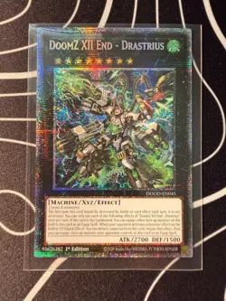 DoomZ XII End - Drastrius (STARLIGHT RARE) DOOD-EN045 (MINT) 1st Ed Yu-Gi-Oh! - Image 1