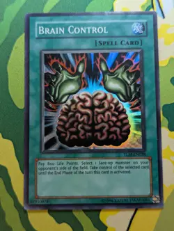 Yugioh! Brain Control - TLM-EN038 - Super Rare - Mod Played - Image 1