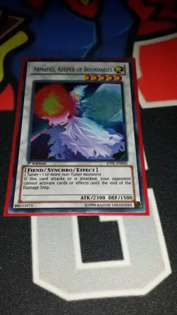 1X ARMADES, KEEPER OF BOUNDARIES JOTL-EN045 SECRET NEAR MINT YUGIOH - Image 1