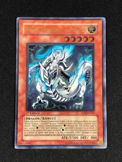 YUGIOH DIVINE DRAGON EXCELION SOI-EN033 1ST ULTIMATE LIGHT PLAY - Image 1