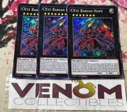 3x (M/NM) - CXYZ Barian Hope - MP15-EN189 - Super Rare - 1st Edition YuGiOh - Image 1