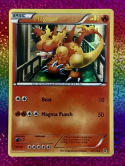 Pokemon Magmar 20/124 HOLO Dragons Exalted 2015 TCG Card Free S&H !! - Image 1