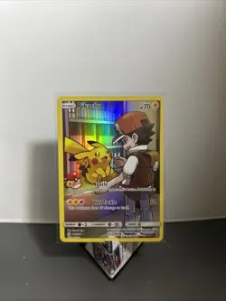 Pokemon Pikachu TCG Sun & Moon Cosmic Eclipse Card 241/236 Secret Rare Holo NM - Image 1