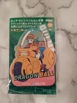 Dragon Ball Bulma Sticker Lotte Original Trading Card - Image 1