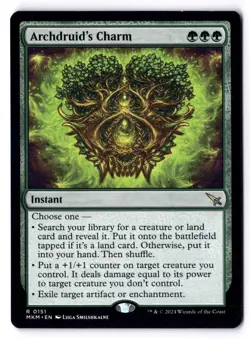 Archdruid's Charm NM* Murders At Karlov Manor ENGLISH 0151 mtg -UnltdCards - Image 1