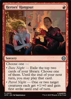 Heroes' Hangout Light Play, English Magic the Gathering MTG Marvel's Spider-Man - Image 1