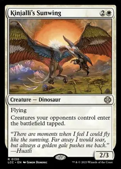 Kinjalli's Sunwing Light Play, English Magic the Gathering MTG Commander: The Lo - Image 1