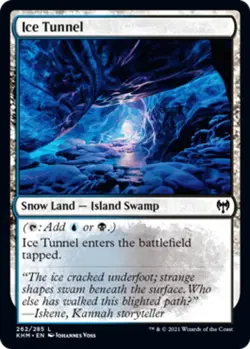 Ice Tunnel Light Play, English Magic the Gathering MTG Kaldeim - Image 1