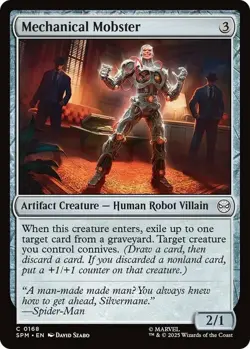 Mechanical Mobster Light Play, English Magic the Gathering MTG Marvel's Spider-M - Image 1