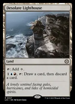 Desolate Lighthouse Light Play, English Magic the Gathering MTG Commander: The L - Image 1