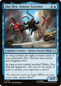 Doc Ock, Sinister Scientist Light Play, English Magic the Gathering MTG Marvel's - Image 1